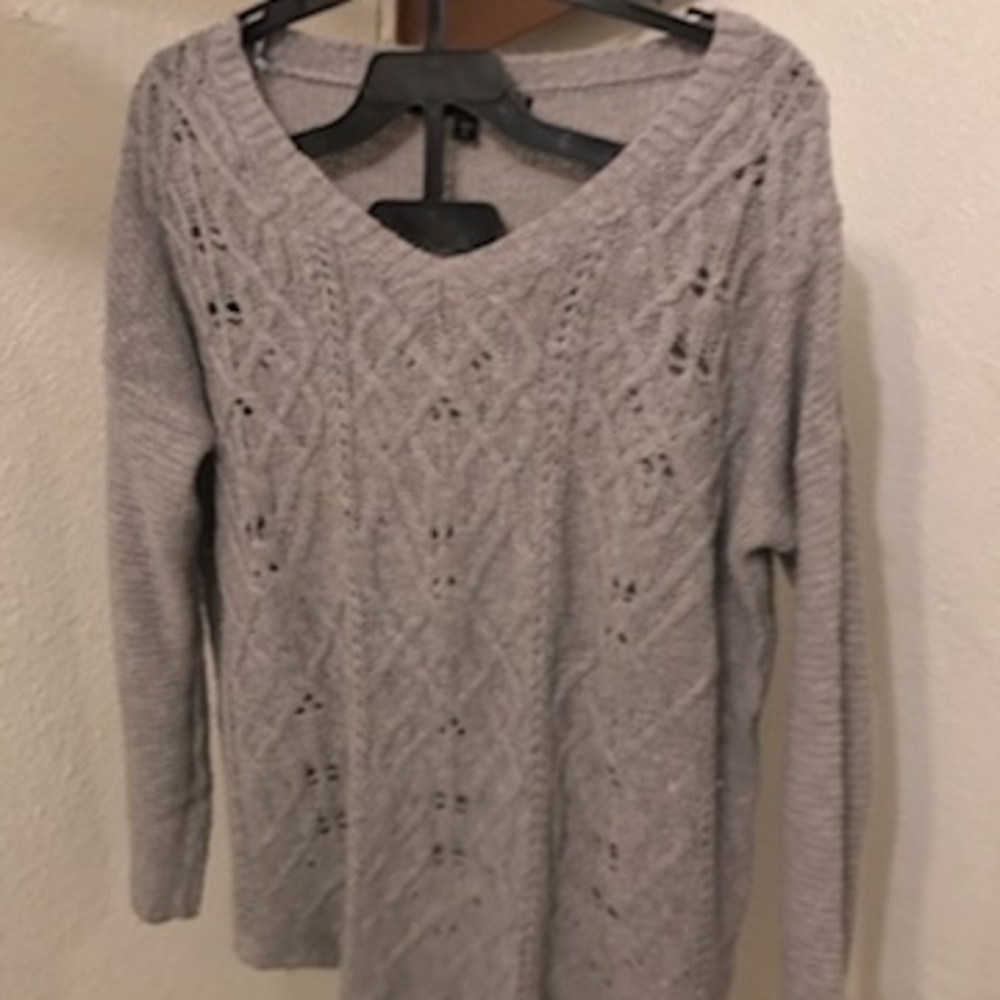 Light Gray Knit Sweater